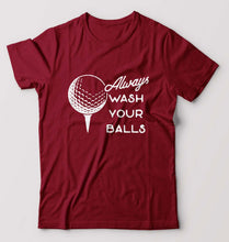 Load image into Gallery viewer, Golf T-Shirt for Men-Maroon-Ektarfa.online
