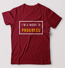 Load image into Gallery viewer, Gym T-Shirt for Men-Maroon-Ektarfa.online
