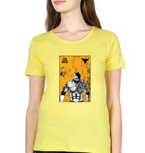 Load image into Gallery viewer, The Rock T-Shirt for Women-XS(32 Inches)-Yellow-Ektarfa.online
