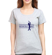Load image into Gallery viewer, MS Dhoni T-Shirt for Women-Grey Melange-Ektarfa.online
