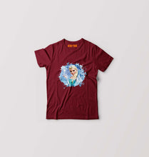 Load image into Gallery viewer, Frozen Elsa Kids T-Shirt for Boy/Girl-Maroon-Ektarfa.online

