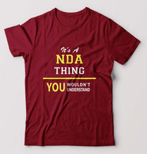 Load image into Gallery viewer, NDA Army T-Shirt for Men-Maroon-Ektarfa.online
