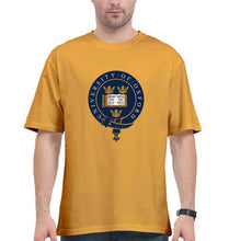 Load image into Gallery viewer, University of Oxford Oversized T-Shirt for Men-Golden Yellow-Ektarfa.online
