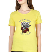Load image into Gallery viewer, Guns N&#39; Roses T-Shirt for Women-XS(32 Inches)-Mustard Yellow-Ektarfa.online
