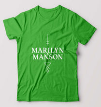 Load image into Gallery viewer, Marilyn Manson T-Shirt for Men-flag green-Ektarfa.online
