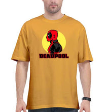 Load image into Gallery viewer, Deadpool Superhero Oversized T-Shirt for Men-Golden Yellow-Ektarfa.online
