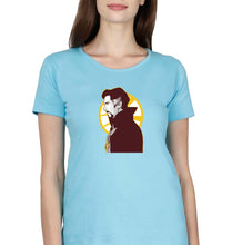 Load image into Gallery viewer, Doctor Strange Superhero T-Shirt for Women-XS(32 Inches)-Light Blue-Ektarfa.online
