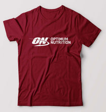 Load image into Gallery viewer, optimum nutrition (ON) T-Shirt for Men-Maroon-Ektarfa.online
