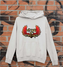 Load image into Gallery viewer, Wings of Strength Unisex Hoodie for Men/Women-S(40 Inches)-Grey Melange-Ektarfa.online
