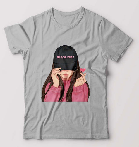 BLACKPINK T-Shirt for Men-Grey Melange-Ektarfa.online