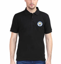 Load image into Gallery viewer, Manchester City Logo Polo T-Shirt for Men-S(38 Inches)-Black-Ektarfa.co.in

