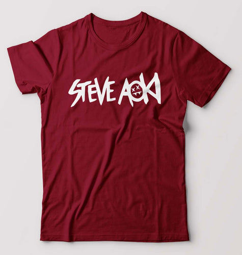 Steve Aoki T-Shirt for Men-Maroon-Ektarfa.online