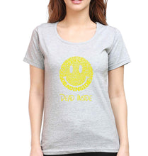 Load image into Gallery viewer, Dead Inside Emoji T-Shirt for Women-XS(32 Inches)-Grey Melange-Ektarfa.online
