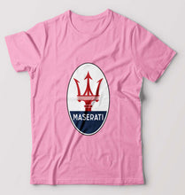 Load image into Gallery viewer, Maserati T-Shirt for Men-Light Baby Pink-Ektarfa.online
