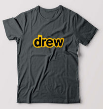 Load image into Gallery viewer, Drew T-Shirt for Men-S(38 Inches)-Steel grey-Ektarfa.online
