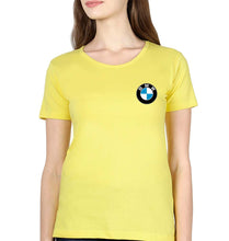 Load image into Gallery viewer, BMW T-Shirt for Women-XS(32 Inches)-Yellow-Ektarfa.online

