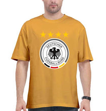 Load image into Gallery viewer, Germany Football Oversized T-Shirt for Men-Golden Yellow-Ektarfa.online
