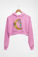 Load image into Gallery viewer, Dream Catcher Moon Crop HOODIE FOR WOMEN
