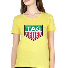 Load image into Gallery viewer, TAG Heuer T-Shirt for Women-XS(32 Inches)-Yellow-Ektarfa.online
