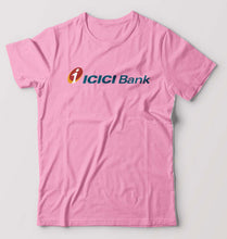 Load image into Gallery viewer, ICICI Bank T-Shirt for Men-S(38 Inches)-Light Baby Pink-Ektarfa.online
