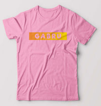 Load image into Gallery viewer, Gabru T-Shirt for Men-S(38 Inches)-Light Baby Pink-Ektarfa.online
