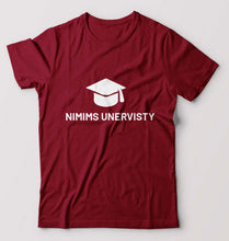 Load image into Gallery viewer, NMIMS T-Shirt for Men-Maroon-Ektarfa.online
