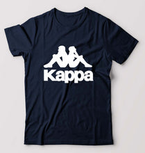 Load image into Gallery viewer, Kappa T-Shirt for Men-S(38 Inches)-Navy Blue-Ektarfa.online
