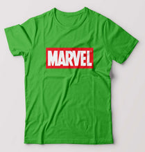 Load image into Gallery viewer, Marvel T-Shirt for Men-S(38 Inches)-Flag green-Ektarfa.online
