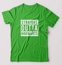 Load image into Gallery viewer, Harry Potter Hogwarts T-Shirt for Men-Flag Green-Ektarfa.online
