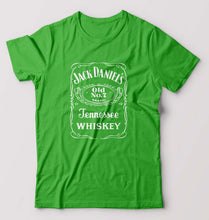 Load image into Gallery viewer, Jack Daniels T-Shirt for Men-S(38 Inches)-Flag Green-Ektarfa.online
