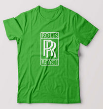 Load image into Gallery viewer, Rolls Royce T-Shirt for Men-S(38 Inches)-Flag Green-Ektarfa.online
