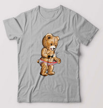 Load image into Gallery viewer, Domrebel Bear T-Shirt for Men-Grey Melange-Ektarfa.online
