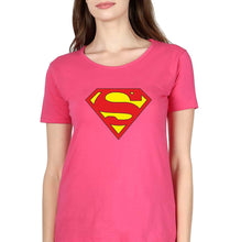 Load image into Gallery viewer, Superman T-Shirt for Women-XS(32 Inches)-Pink-Ektarfa.online
