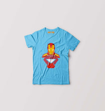 Load image into Gallery viewer, Iron Man Kids T-Shirt for Boy/Girl-Light Blue-Ektarfa.online
