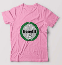 Load image into Gallery viewer, Benelli T-Shirt for Men-S(38 Inches)-Light Baby Pink-Ektarfa.online
