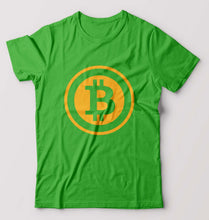 Load image into Gallery viewer, Cryptocurrency Bitcoin T-Shirt for Men-flag green-Ektarfa.online
