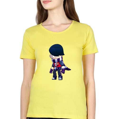 Edgar Brawl Starts T-Shirt for Women-Yellow-Ektarfa.online