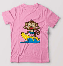 Load image into Gallery viewer, Monkey Banana T-Shirt for Men-Light Baby Pink-Ektarfa.online
