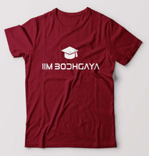 Load image into Gallery viewer, IIM BodhGaya T-Shirt for Men-S(38 Inches)-Maroon-Ektarfa.online
