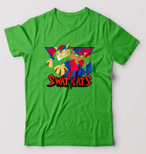 Load image into Gallery viewer, Swat Kats T-Shirt for Men-S(38 Inches)-flag green-Ektarfa.online
