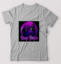 Load image into Gallery viewer, Deep Purple T-Shirt for Men-Grey Melange-Ektarfa.online
