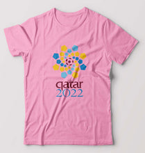 Load image into Gallery viewer, FIFA World Cup Qatar 2022 T-Shirt for Men-S(38 Inches)-Light Baby Pink-Ektarfa.online
