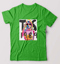 Load image into Gallery viewer, Taylor Swift T-Shirt for Men-S(38 Inches)-flag green-Ektarfa.online
