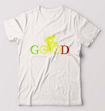 Load image into Gallery viewer, Cycling Good T-Shirt for Men-White-Ektarfa.online
