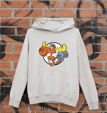 Load image into Gallery viewer, The Adventures of Rocky and Bullwinkle and Friends Unisex Hoodie for Men/Women-S(40 Inches)-Grey-Ektarfa.online
