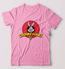 Load image into Gallery viewer, Looney Tunes T-Shirt for Men-S(38 Inches)-Light Baby Pink-Ektarfa.online
