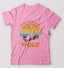 Load image into Gallery viewer, Wolf T-Shirt for Men-Light Baby Pink-Ektarfa.online
