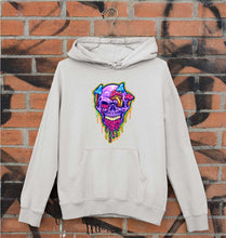 Load image into Gallery viewer, Trippy Psychedelic Skull Unisex Hoodie for Men/Women-Grey Melange-Ektarfa.online
