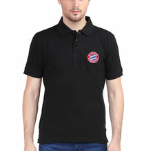 Load image into Gallery viewer, Bayern Munich Logo Polo T-Shirt for Men-S(38 Inches)-Black-Ektarfa.co.in
