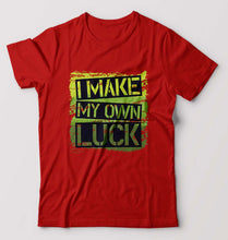 Load image into Gallery viewer, Luck T-Shirt for Men-S(38 Inches)-Red-Ektarfa.online
